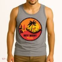 Key West Circular Logo Tank Top thumb 3