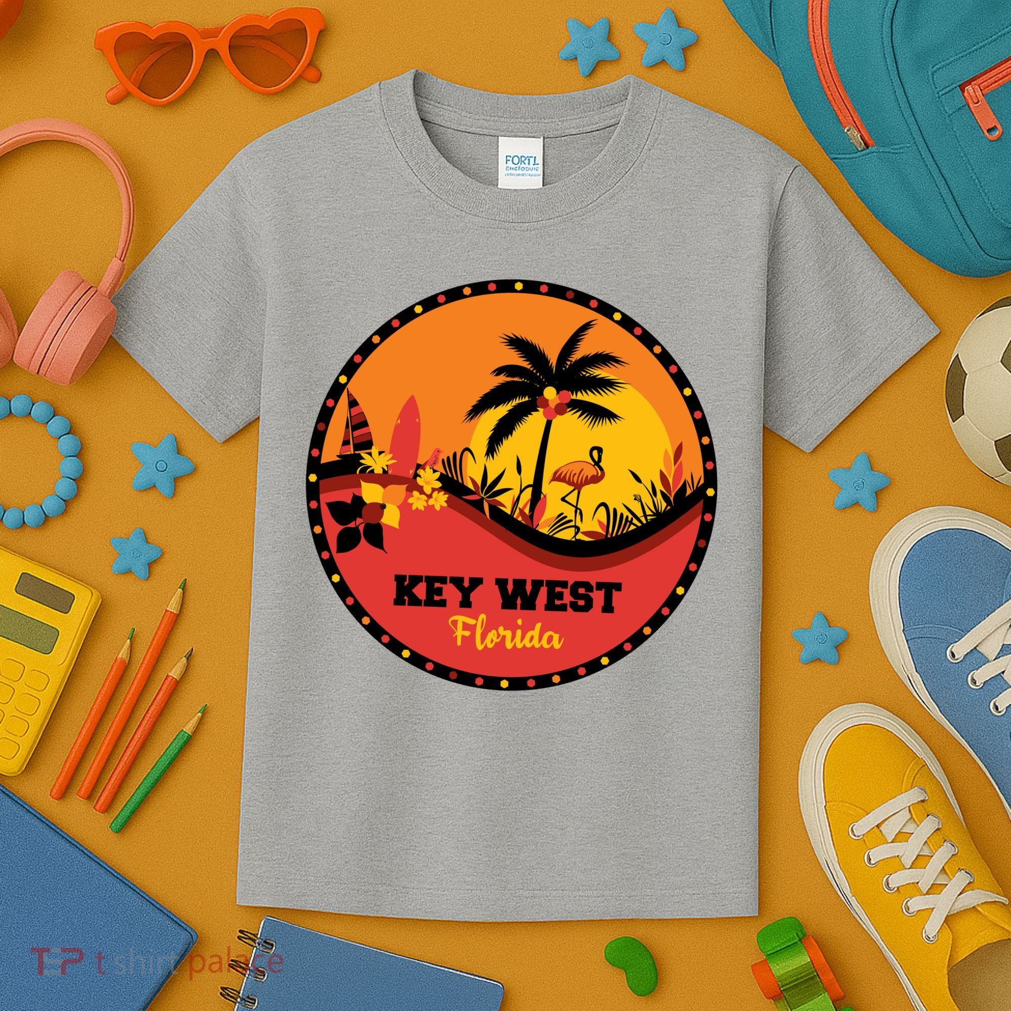Key West Circular Logo Kids T-Shirt