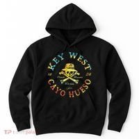 Key West Cayo Hueso Fl Jolly Roger Hoodie thumb 0