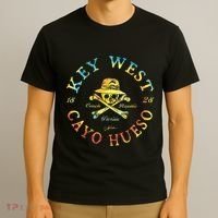 Key West Cayo Hueso Fl Jolly Roger T-Shirt thumb 3
