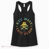 Key West Cayo Hueso Fl Jolly Roger Women's Tank Top thumb 0