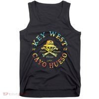Key West Cayo Hueso Fl Jolly Roger Tank Top thumb 0