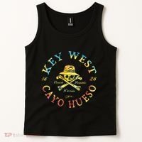 Key West Cayo Hueso Fl Jolly Roger Tank Top thumb 2