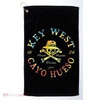 Key West Cayo Hueso Fl Jolly Roger Golf Towel thumb 0