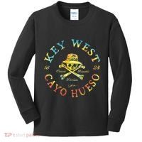 Key West Cayo Hueso Fl Jolly Roger Kids Long Sleeve Shirt thumb 0