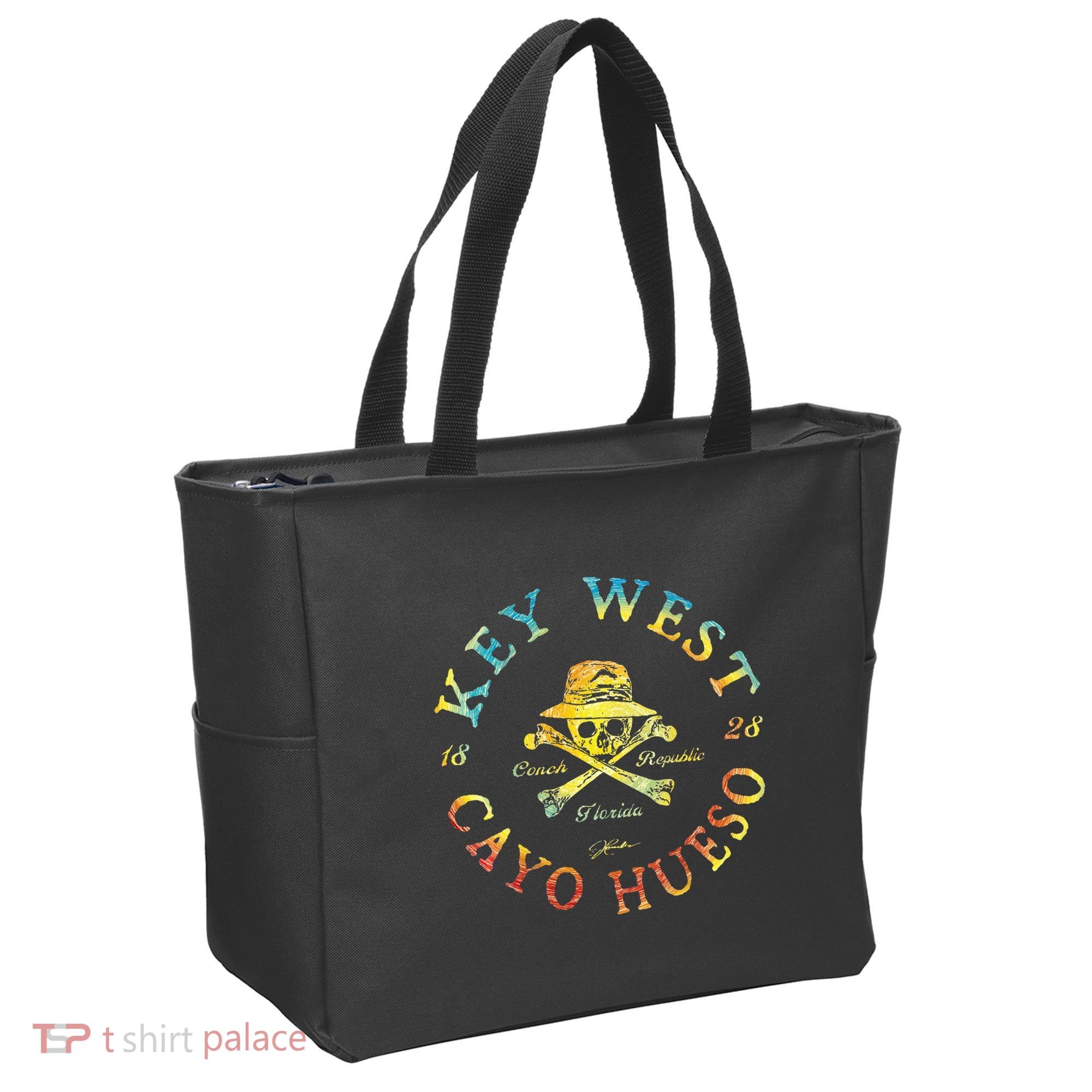 Key West Cayo Hueso Fl Jolly Roger Tote Bag