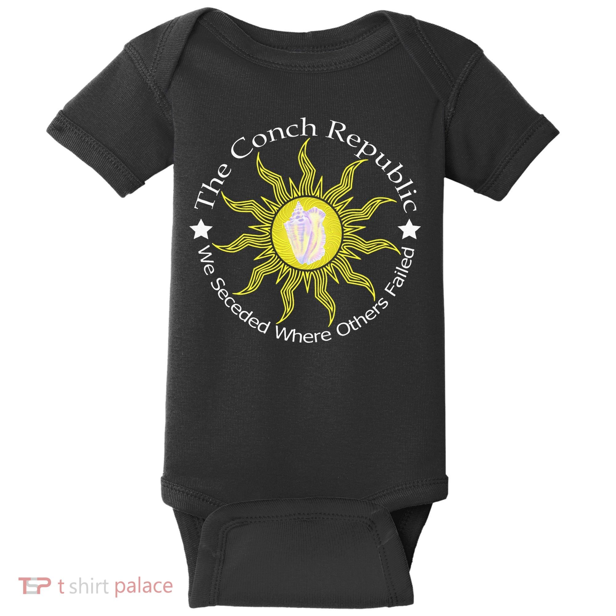 Key West Conch Republic Flag We Seceded Where Others Failed Baby Bodysuit