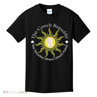 Key West Conch Republic Flag We Seceded Where Others Failed Kids T-Shirt