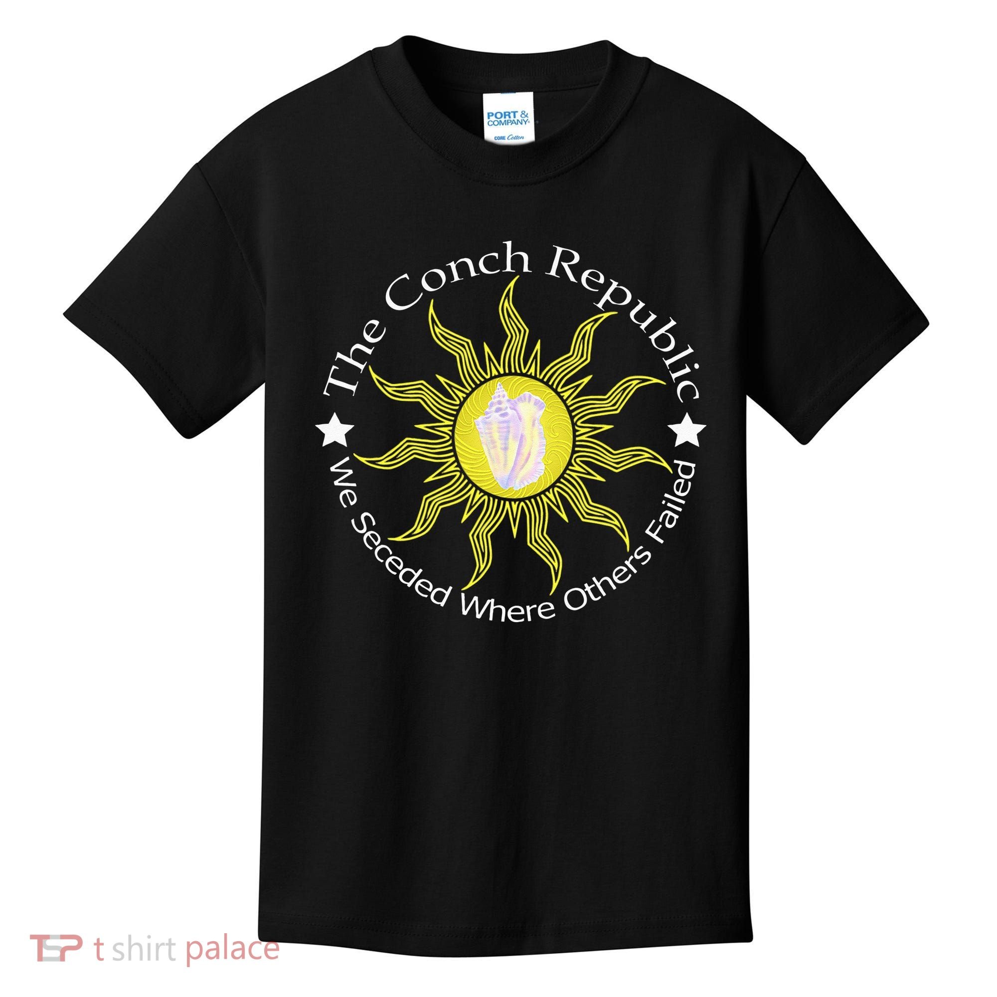 Key West Conch Republic Flag We Seceded Where Others Failed Kids T-Shirt