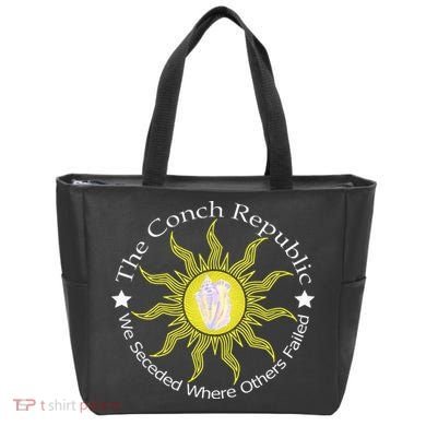 Key West Conch Republic Flag We Seceded Where Others Failed Tote Bag