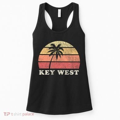 Key West Fl Vintage 70s Retro Women's Tank Top