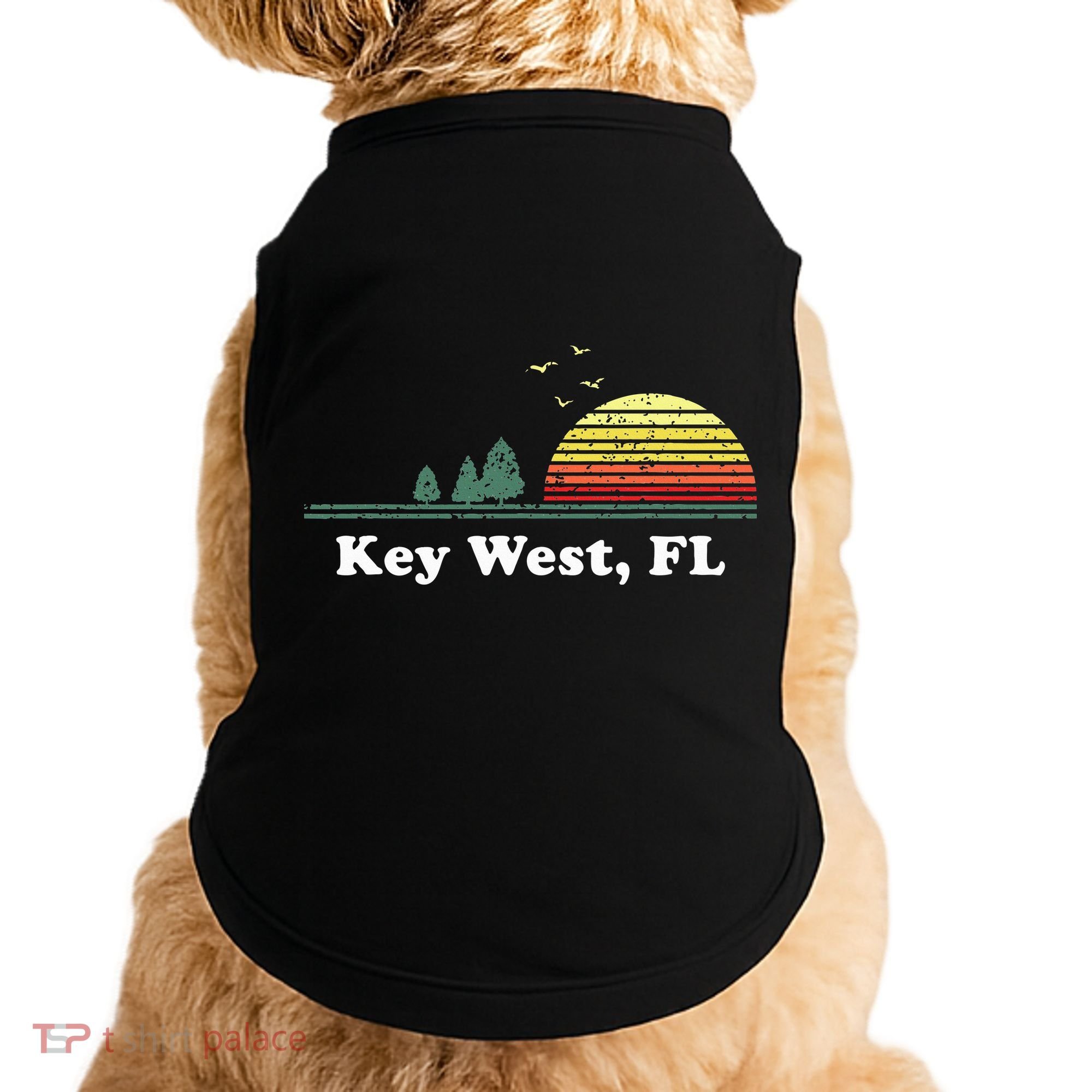 Key West Florida Home Souvenir Print Doggie Tank