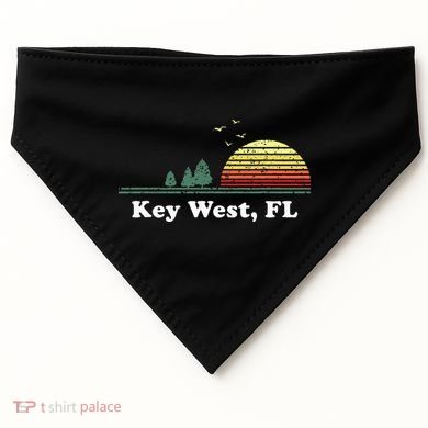 Key West Florida Home Souvenir Print USA-Made Doggie Bandana