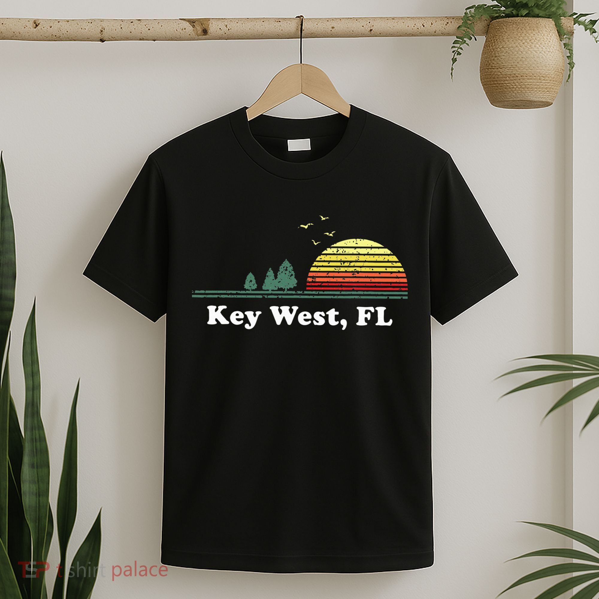 Key West Florida Home Souvenir Print T-Shirt
