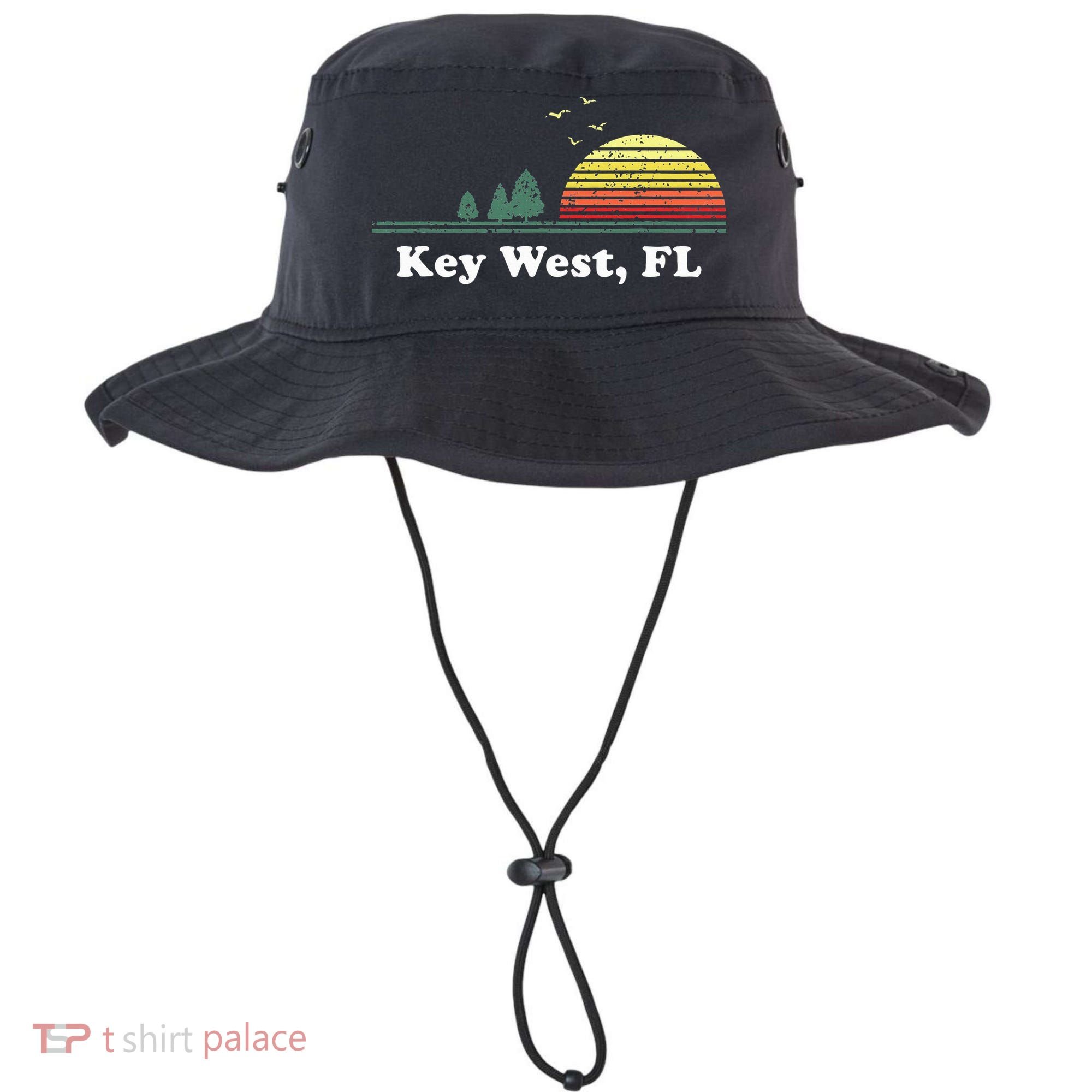 Key West Florida Home Souvenir Print Bucket Hat