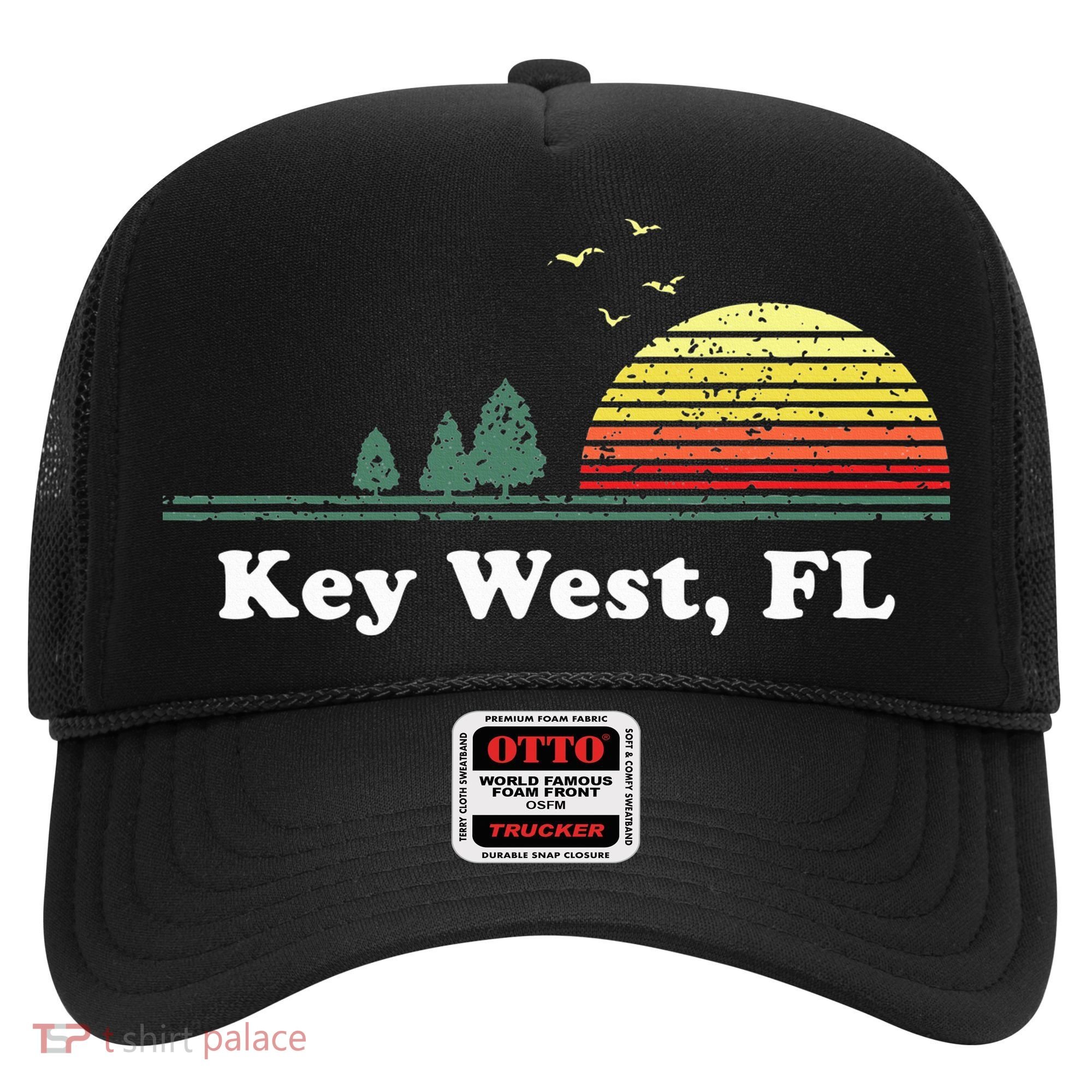 Key West Florida Home Souvenir Print Hat