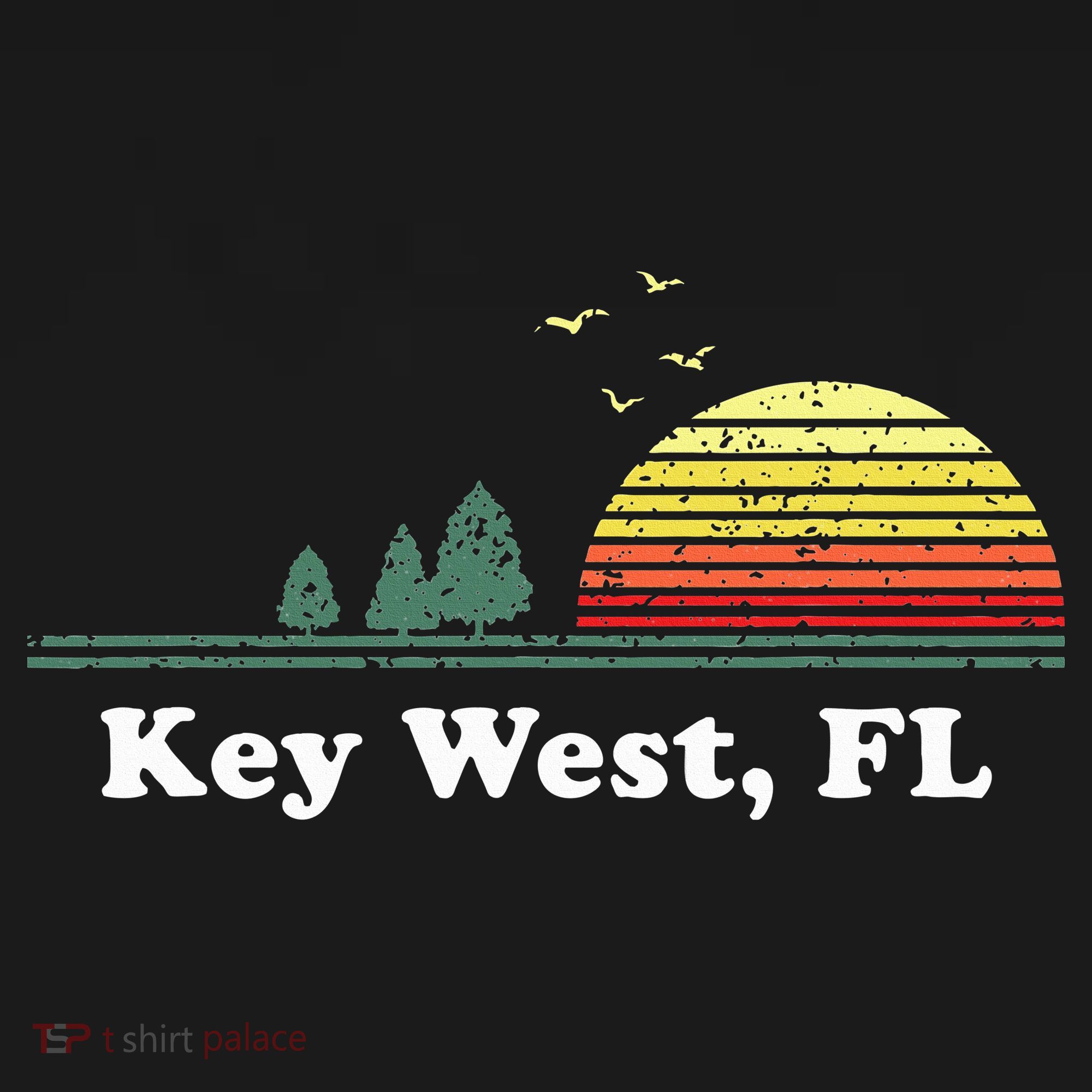 Key West Florida Home Souvenir Print Visor