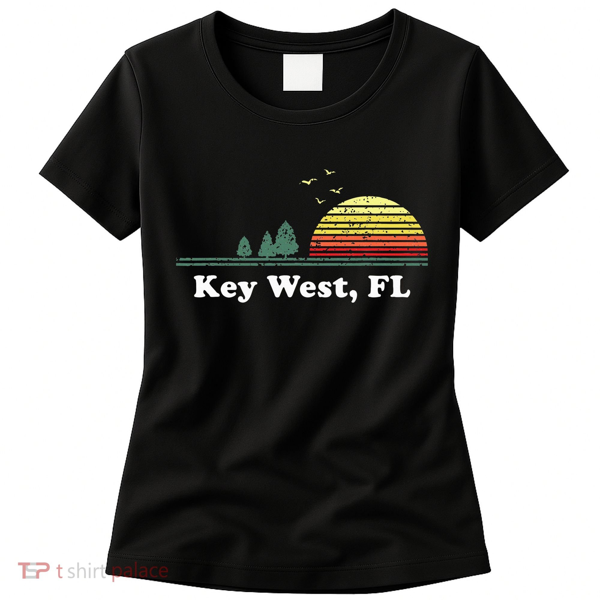 Key West Florida Home Souvenir Print Women's T-Shirt