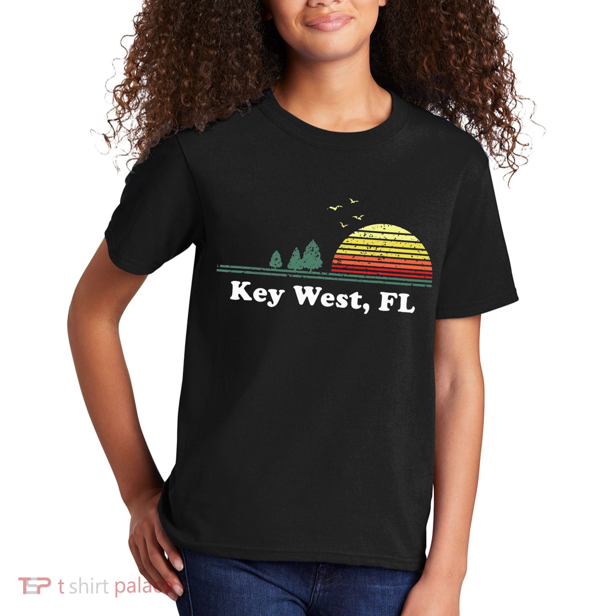 Key West Florida Home Souvenir Print Kids T-Shirt