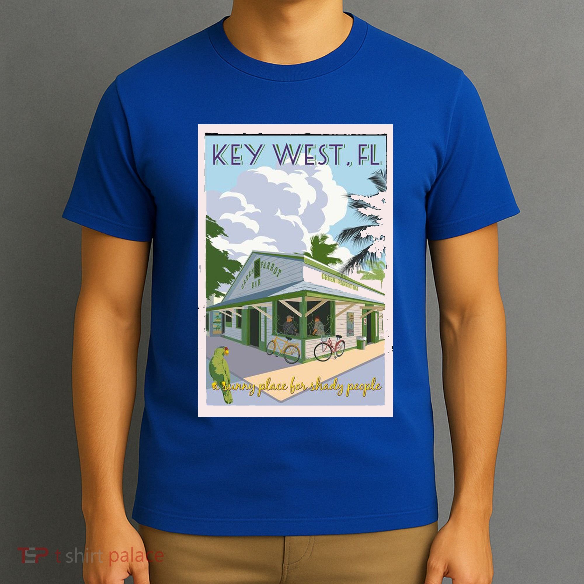 Key West Florida Vintage Travel Poster T-Shirt