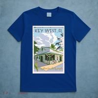 Key West Florida Vintage Travel Poster T-Shirt thumb 5