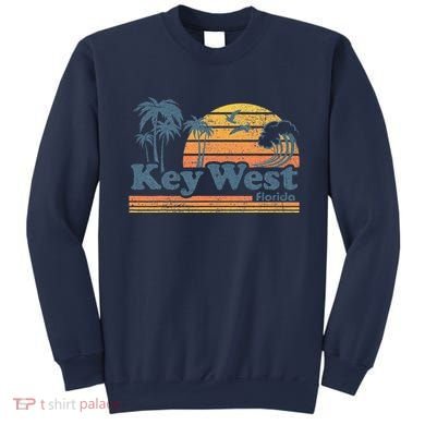Key West Florida Beach Vintage Spring Break Vacation Retro Sweatshirt