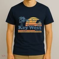 Key West Florida Beach Vintage Spring Break Vacation Retro T-Shirt thumb 3