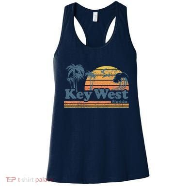 Key West Florida Beach Vintage Spring Break Vacation Retro Women's Tank Top