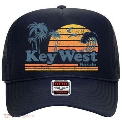 Key West Florida Beach Vintage Spring Break Vacation Retro Hat