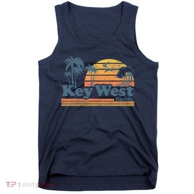Key West Florida Beach Vintage Spring Break Vacation Retro Tank Top