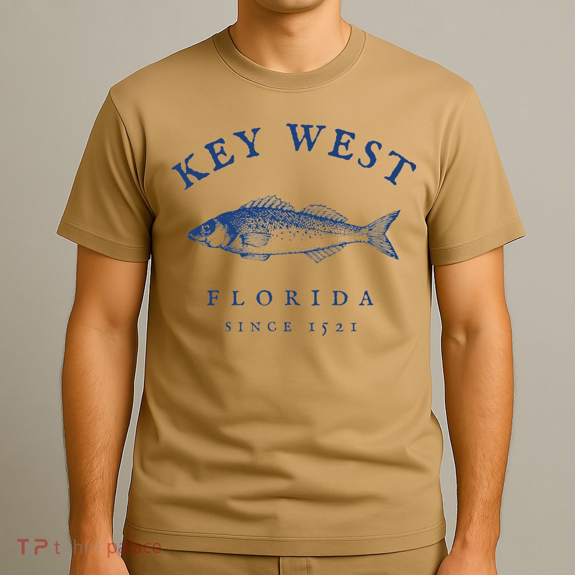 Key West Florida Vintage Fishing T-Shirt