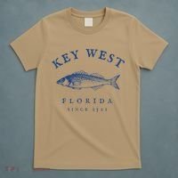 Key West Florida Vintage Fishing T-Shirt thumb 5