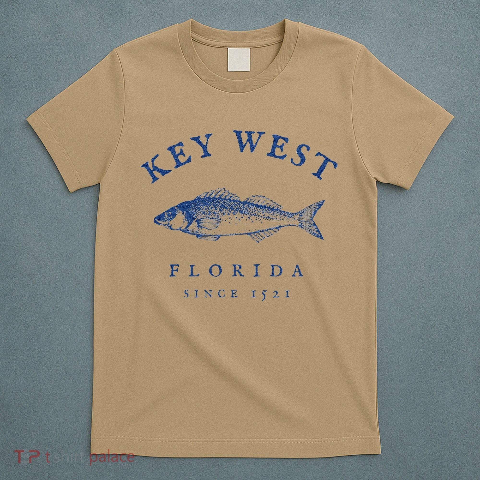 Key West Florida Vintage Fishing T-Shirt