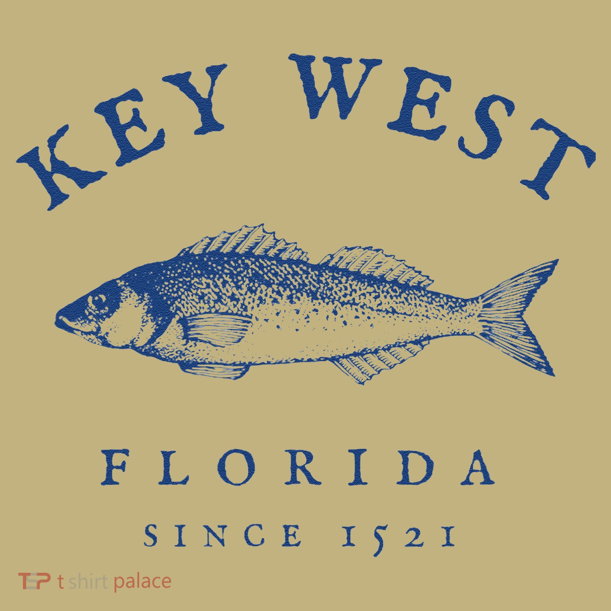 Key West Florida Vintage Fishing T-Shirt
