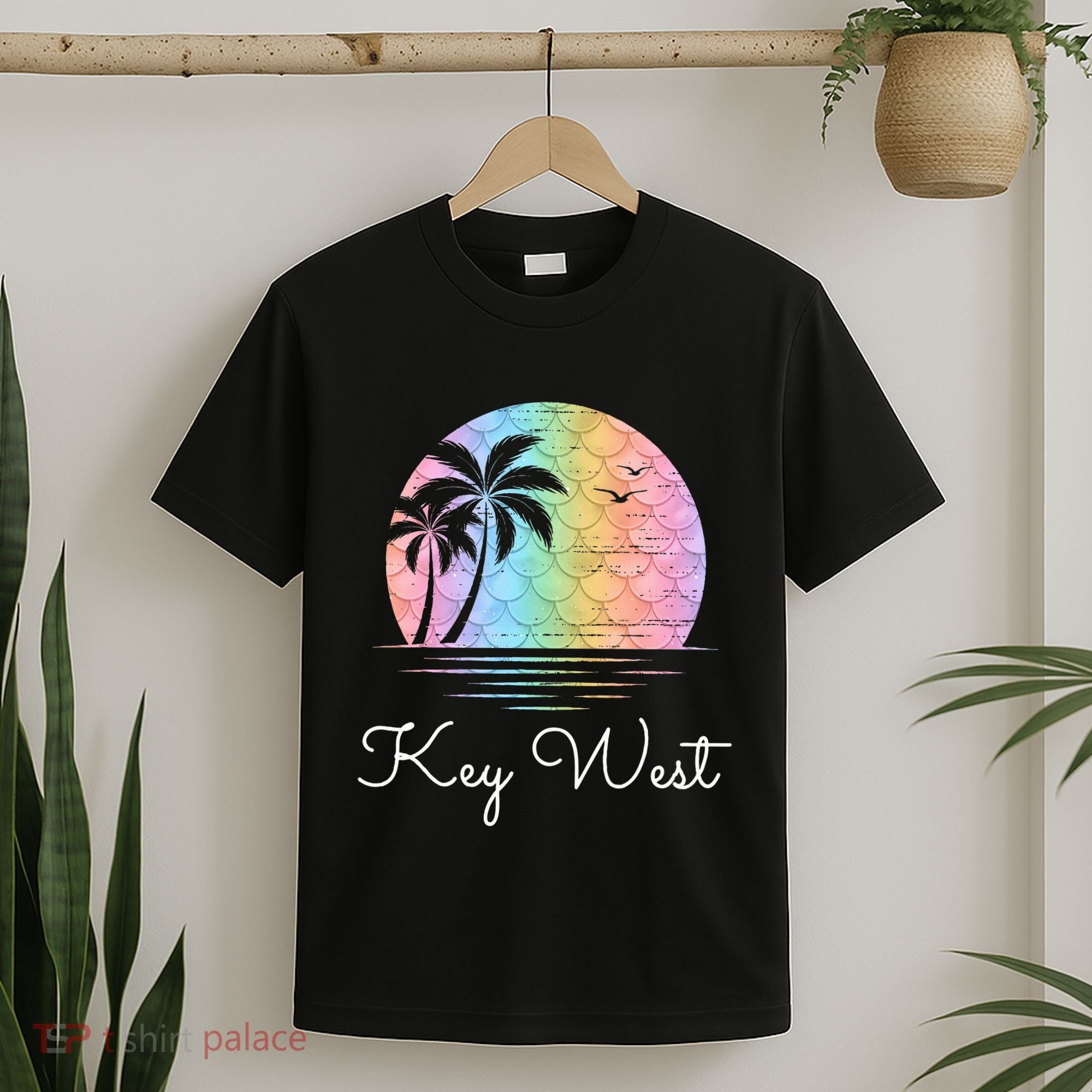 Key West Florida Vacation Beach Mermaid Family Matching T-Shirt