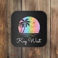 Key West Florida Vacation Beach Mermaid Family Matching Coaster thumb 0