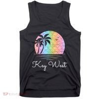 Key West Florida Vacation Beach Mermaid Family Matching Tank Top thumb 0