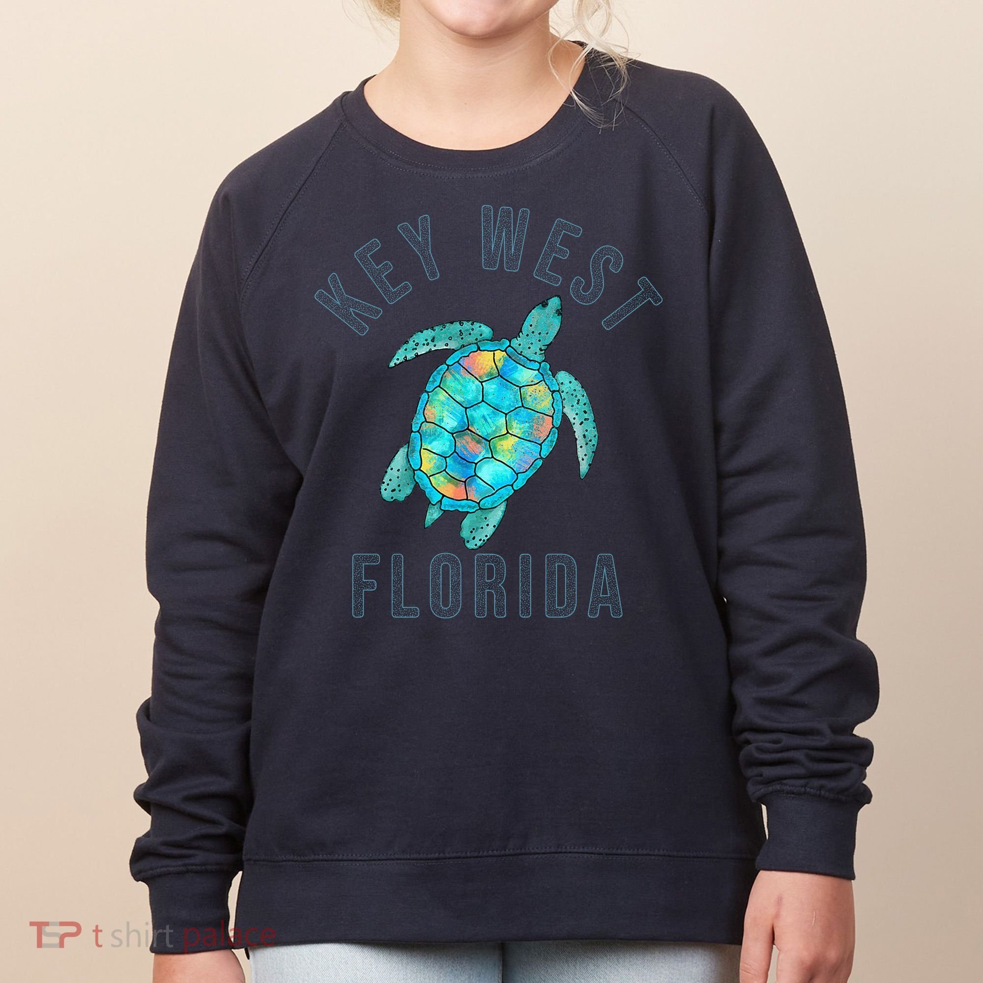 Key West Florida Sea Turtle Women's Sweatshirt