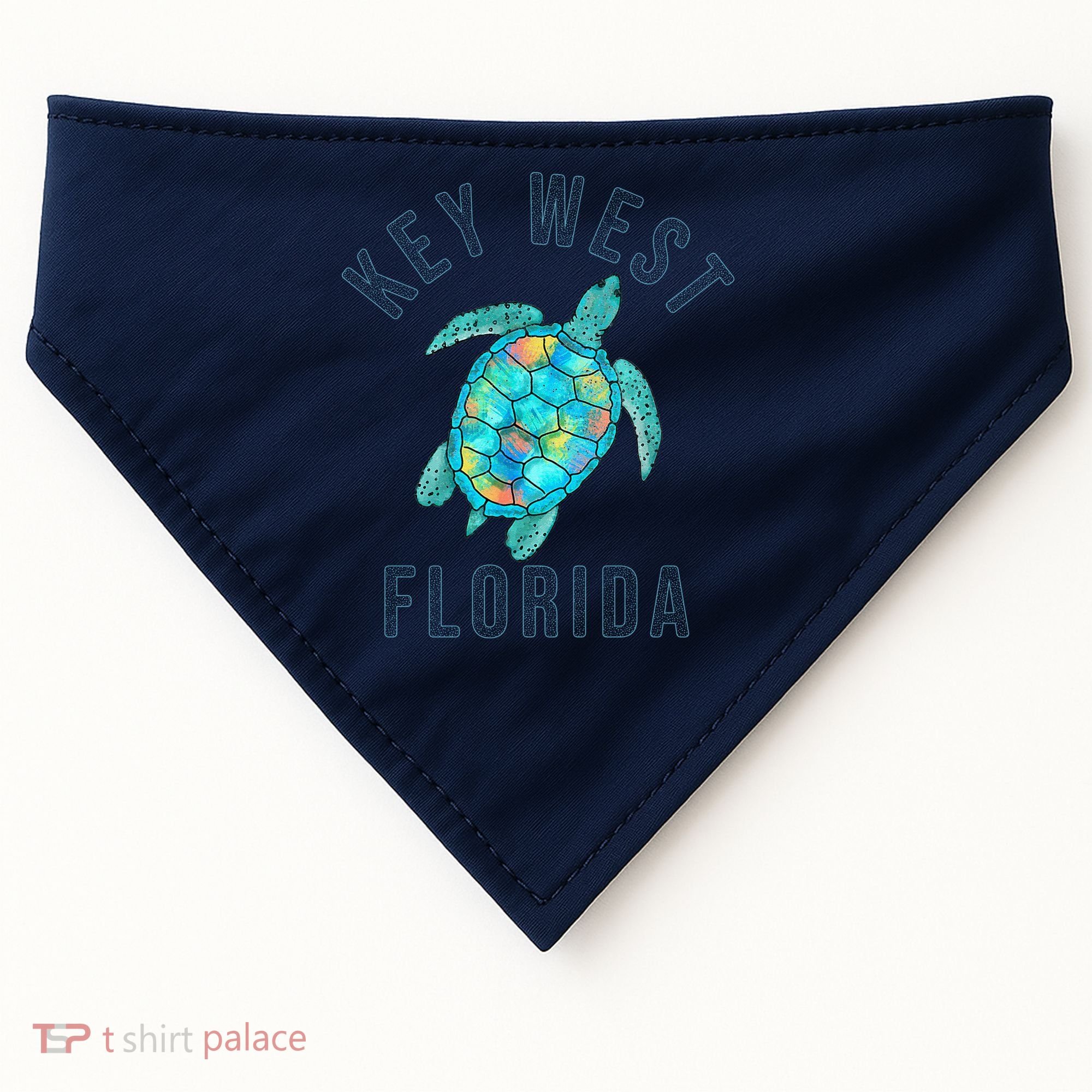 Key West Florida Sea Turtle USA-Made Doggie Bandana