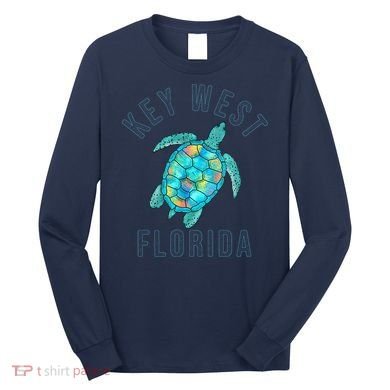 Key West Florida Sea Turtle Long Sleeve Shirt
