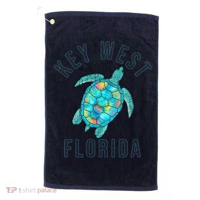 Key West Florida Sea Turtle Golf Towel