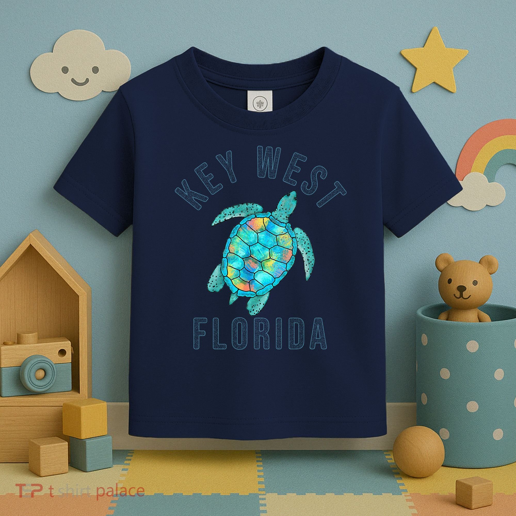 Key West Florida Sea Turtle Toddler T-Shirt