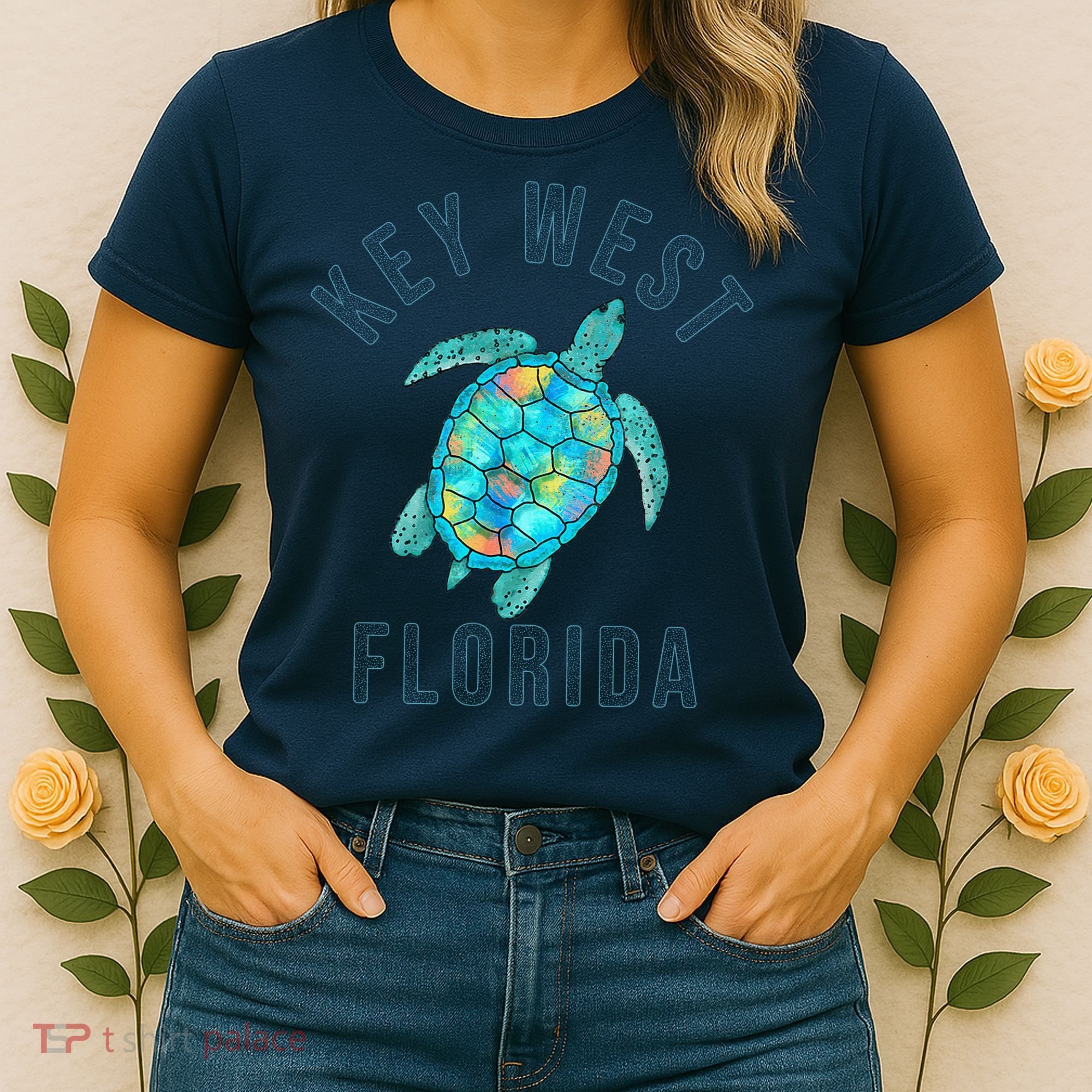 Key West Florida Sea Turtle Women's T-Shirt
