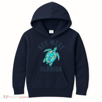 Key West Florida Sea Turtle Kids Hoodie