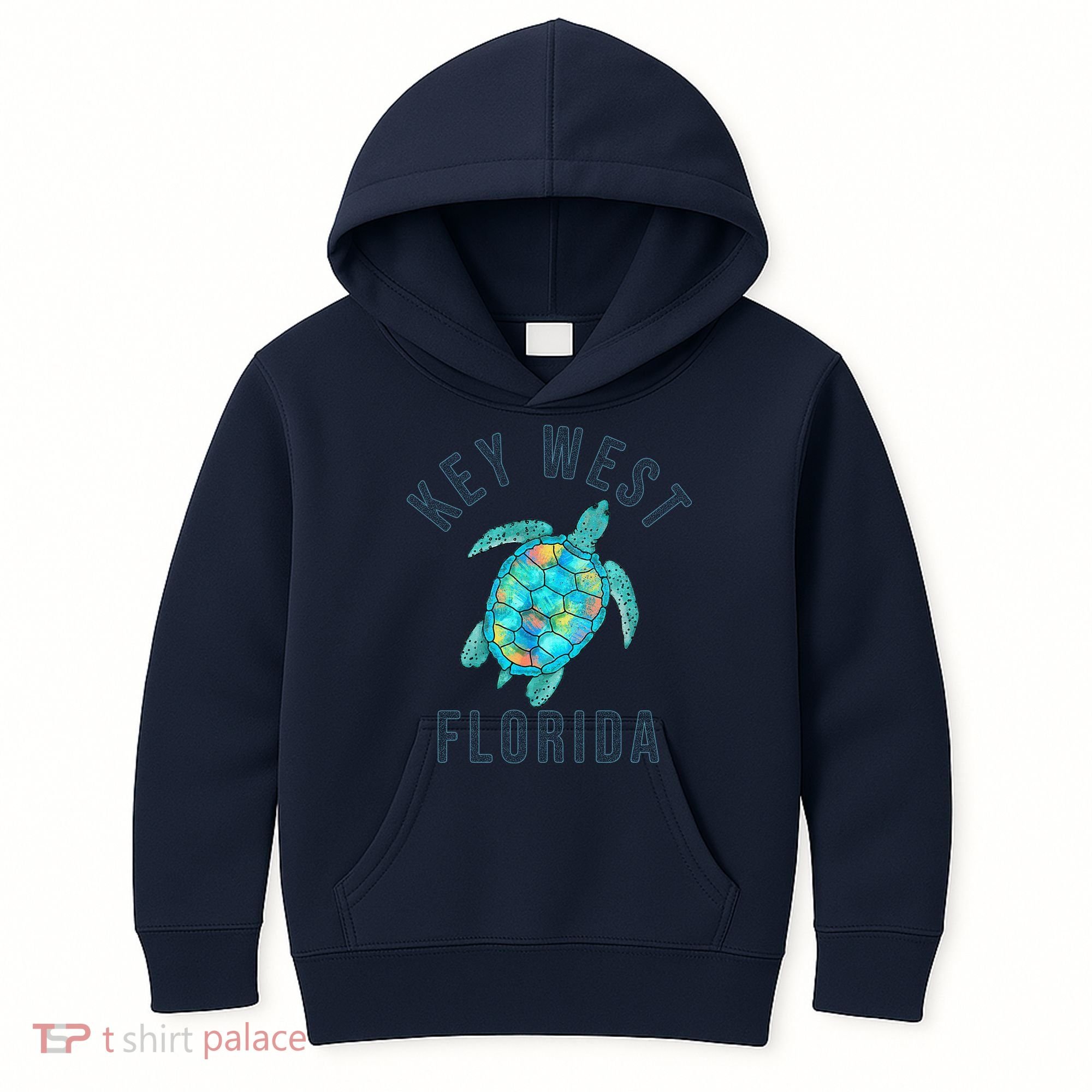 Key West Florida Sea Turtle Kids Hoodie