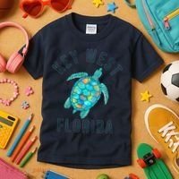 Key West Florida Sea Turtle Kids T-Shirt thumb 3