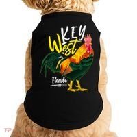 Key West Florida Keys Rooster Vacation Cruise Souvenir Gift Great Gift Doggie Tank thumb 0