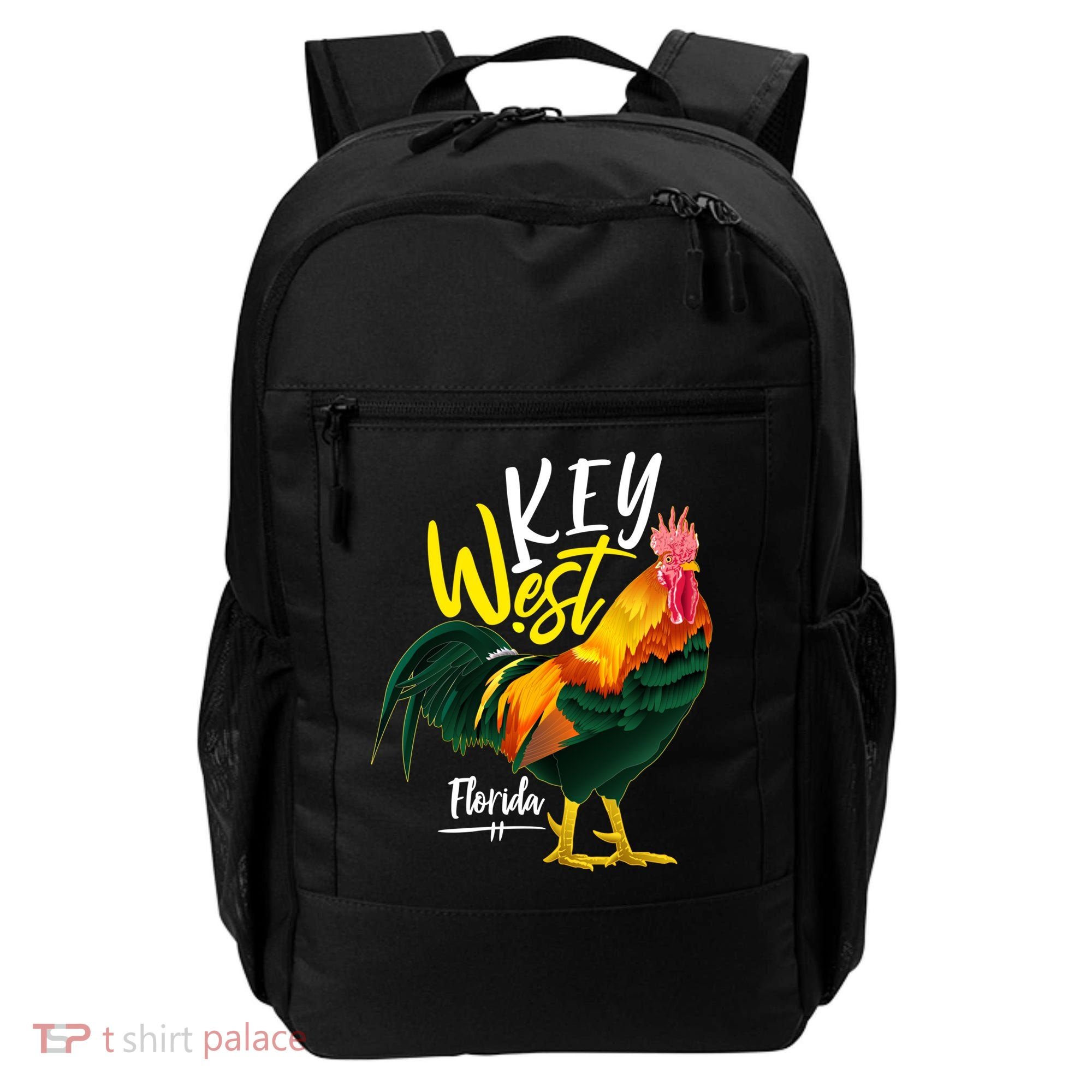 Key West Florida Keys Rooster Vacation Cruise Souvenir Gift Great Gift Backpack
