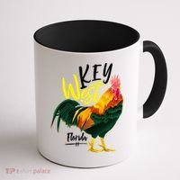 Key West Florida Keys Rooster Vacation Cruise Souvenir Gift Great Gift Coffee Mug thumb 1