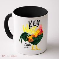 Key West Florida Keys Rooster Vacation Cruise Souvenir Gift Great Gift Coffee Mug thumb 0